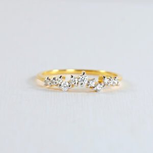 Diamond Lady Crown Ring